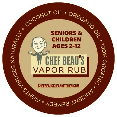 Chef Beau's Vapor Rub - Kids & Seniors